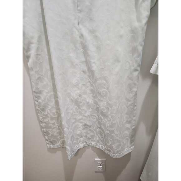 Vtg OSCAR DE LA RENTA Pink Label Nightgown Robe 2 Piece Mint Green Size Small - Picture 5 of 10